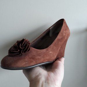 [NEW] Brown Suede Wedge | Aerosoles | Size 10